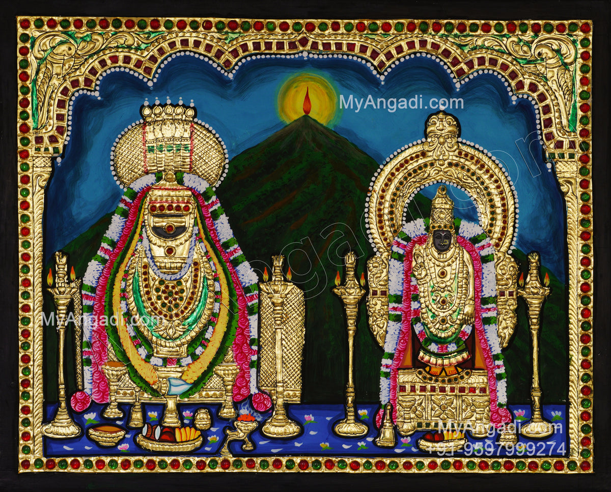 AnnamalaiyaarUnnamalaiyaar Tanjore Painting
