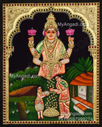 Kanakadhara Lakshmi Tanjore Painting