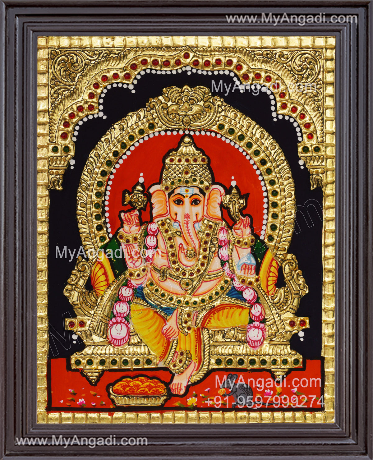 Ganehsa Tanjore Painting