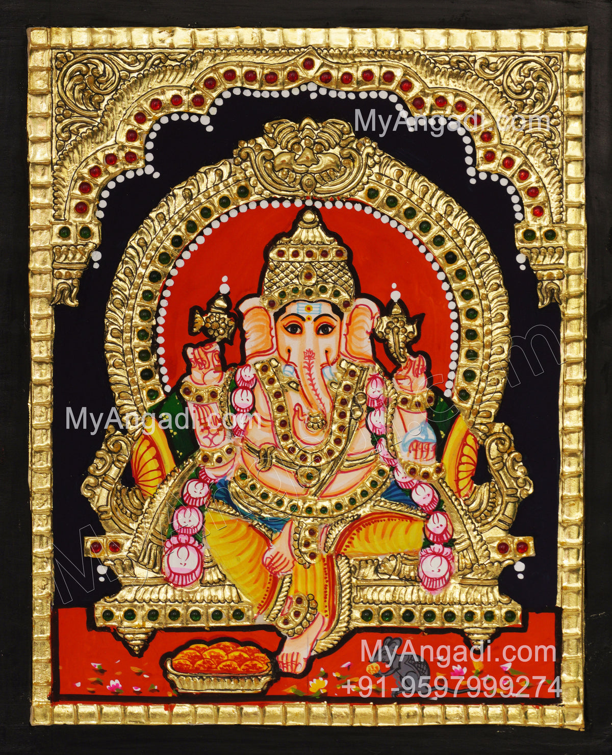 Ganehsa Tanjore Painting