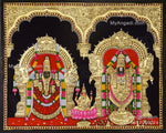 Balaji Thaayar Lakshmi Tanjore Painting