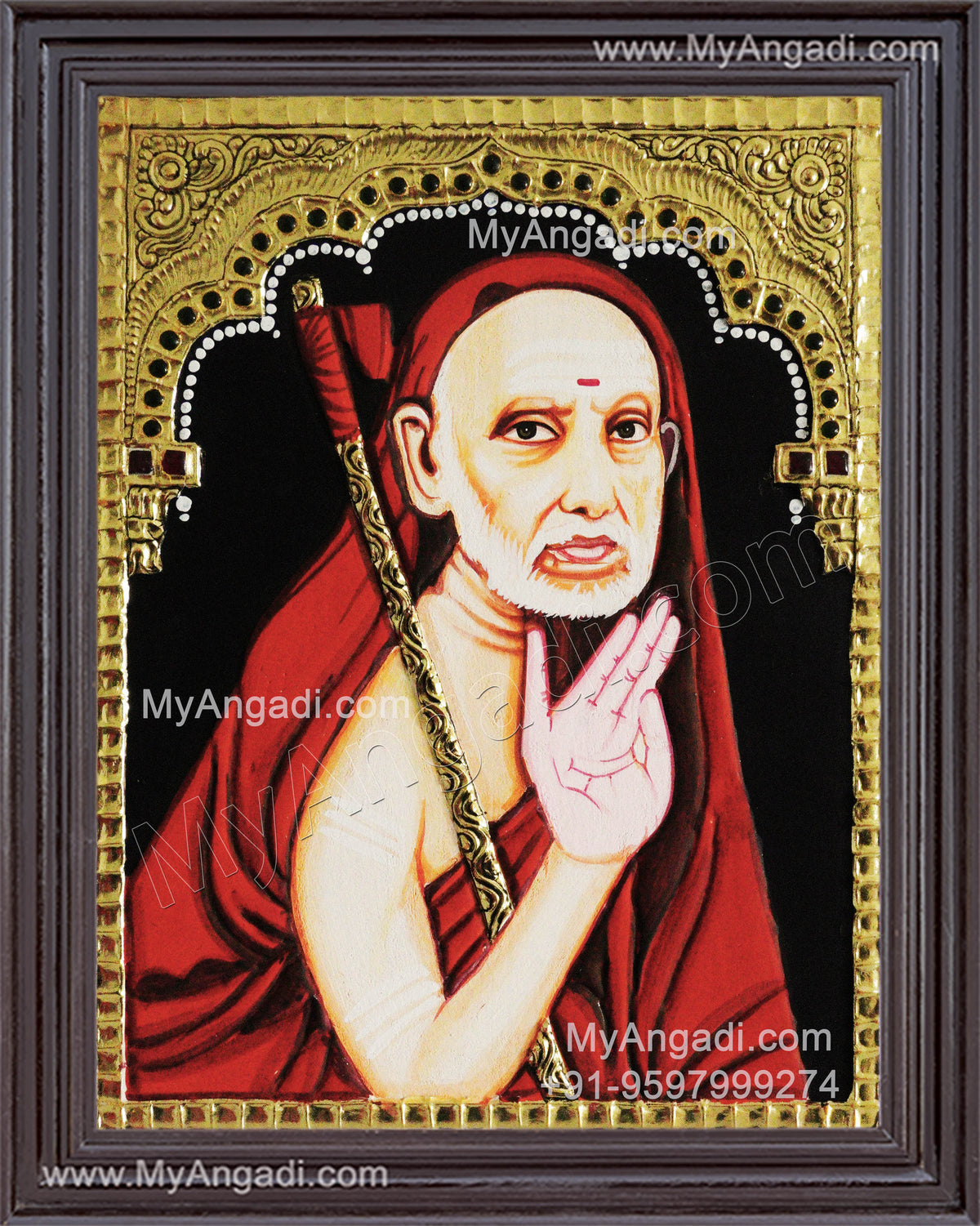 Kanchi Maha Periyavar Tanjore Painting