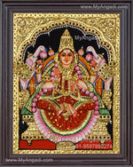 Gajalakshmi Tanjore Painting