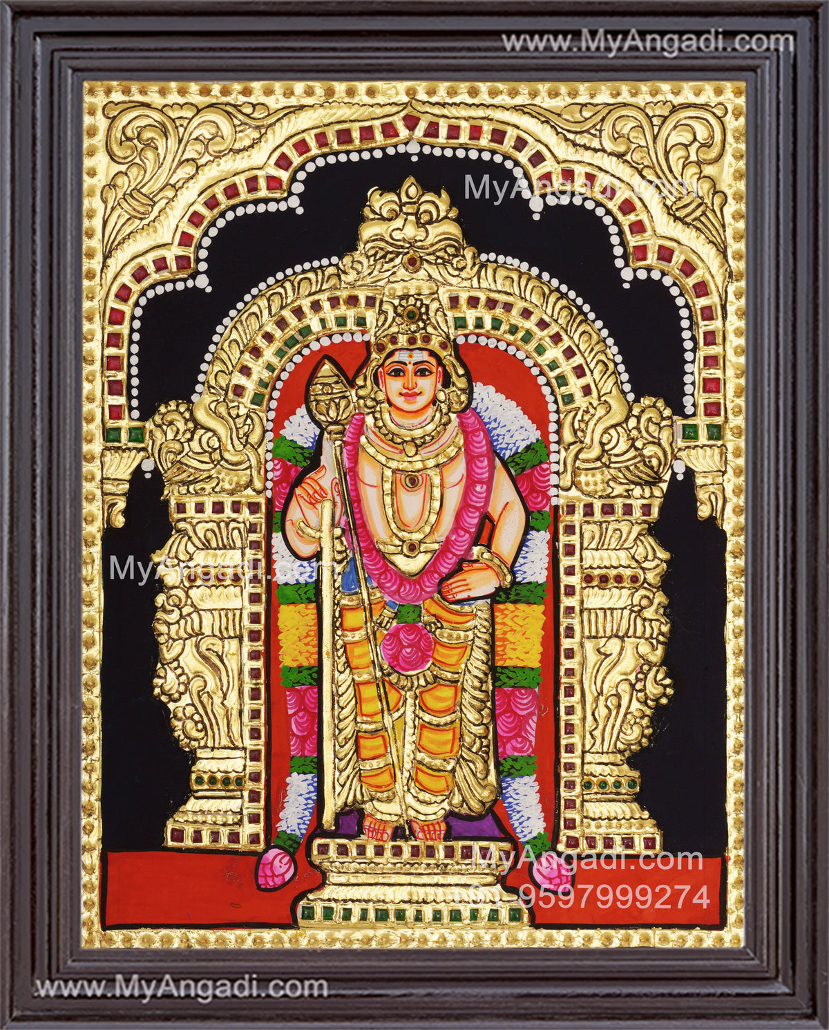 Murugan Tanjore Painting