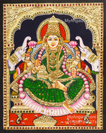 Gajalakshmi Tanjore Painting