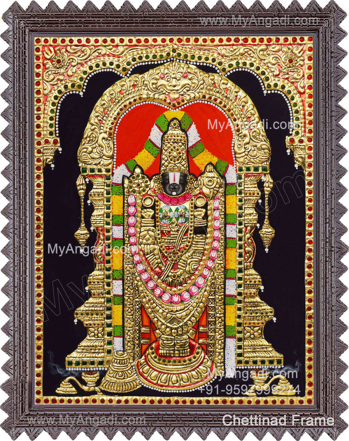Balaji Tanjore Painting