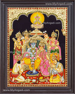 Ram Darbar Tanjore Painting