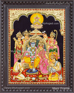 Ram Darbar Tanjore Painting