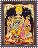 Ram Darbar Tanjore Painting