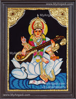 Saraswathi Tanjore Painting
