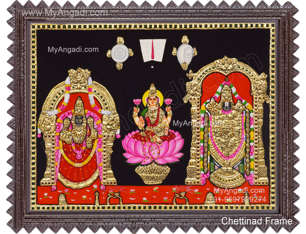 Balaji Thayar Lakshmi Tanjore Paintings
