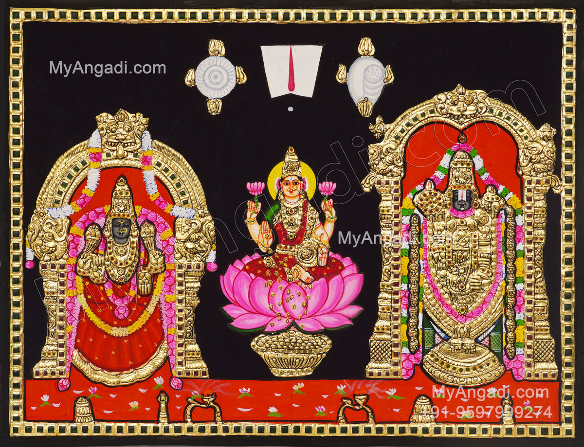 Balaji Thayar Lakshmi Tanjore Paintings