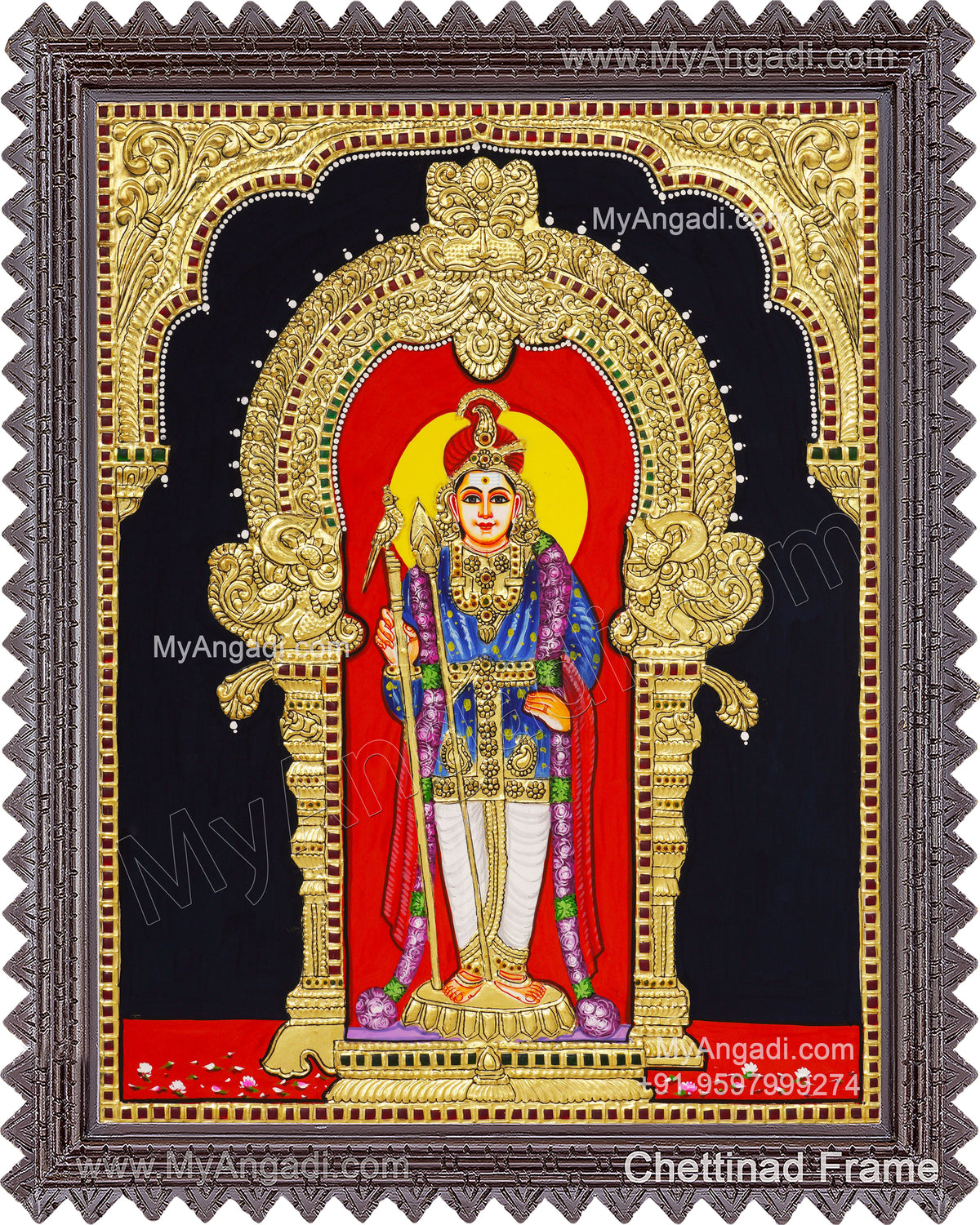 Murugan Tanjore Paintings