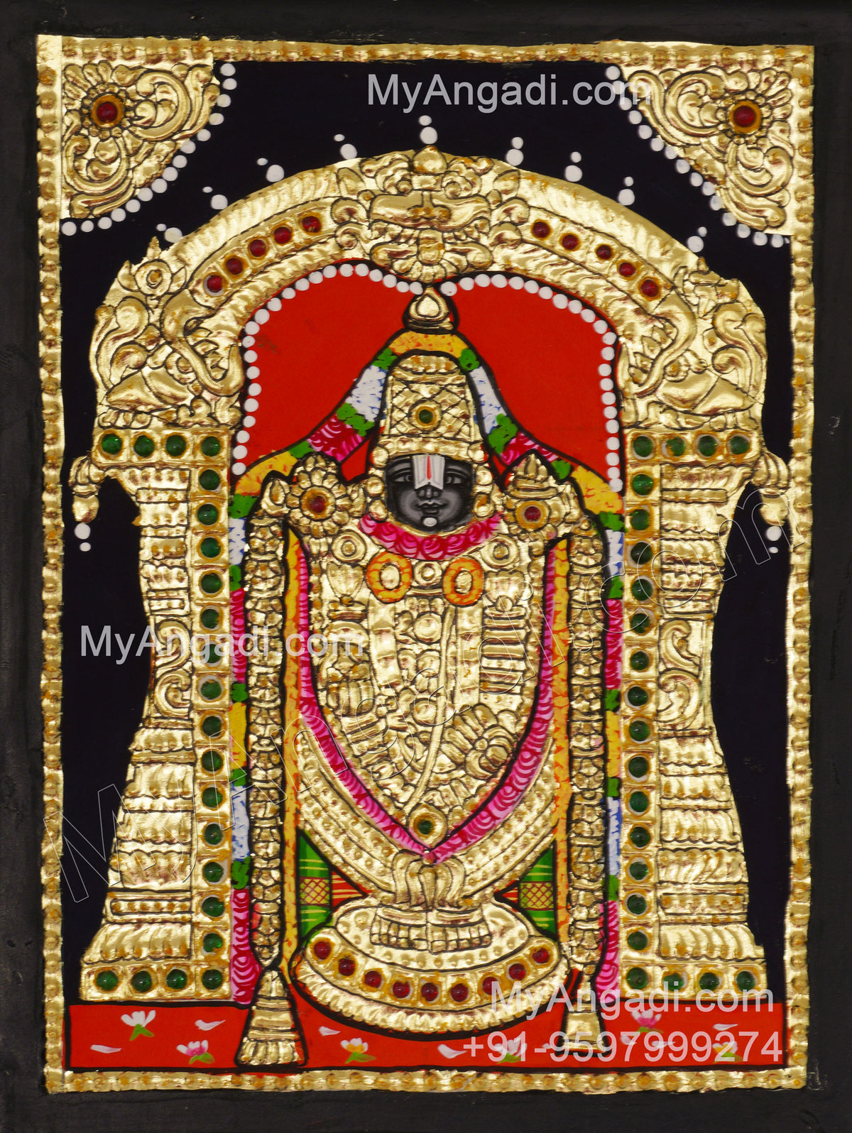 Venkatachalapathy Tanjore Painting