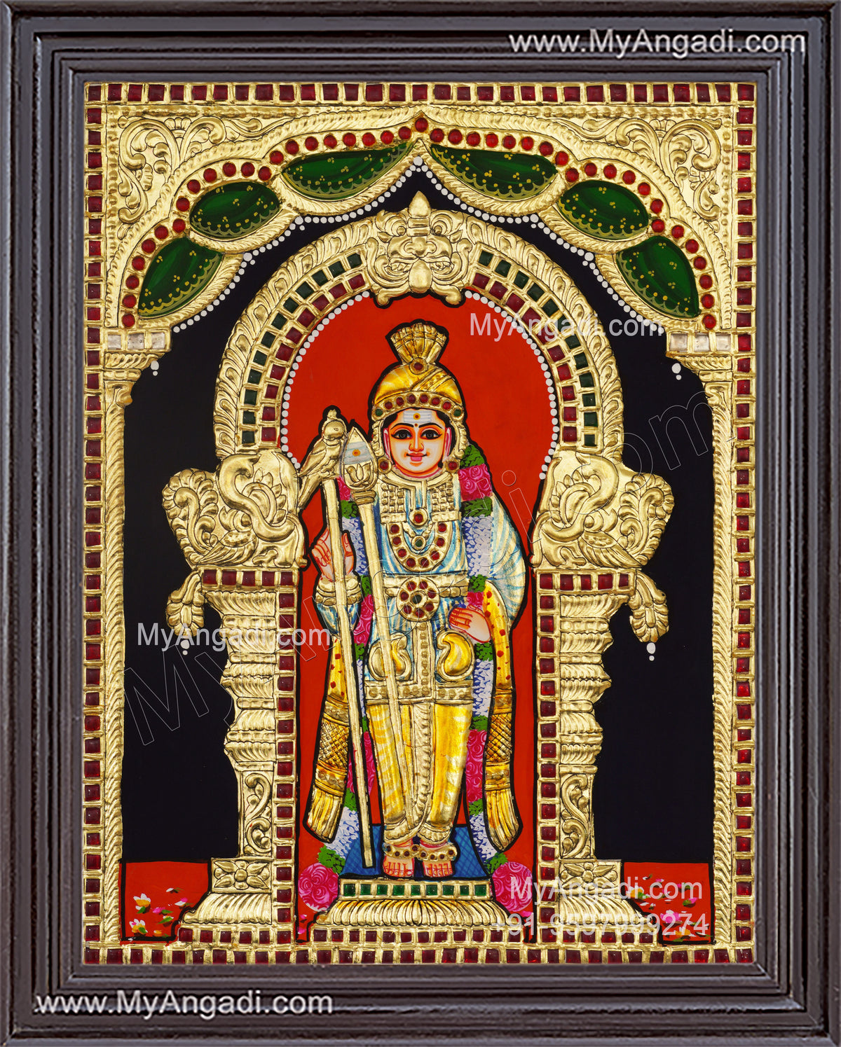 Murugan Tanjore Painting