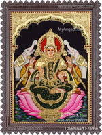 Gajalakshmi Tanjore Painting