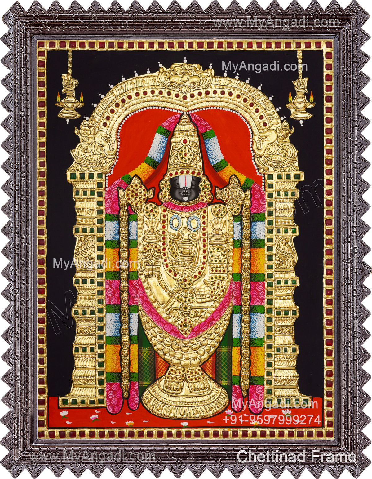 Balaji Tanjore Painting