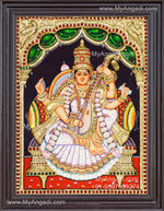 Saraswathi3D Tanjore Painting
