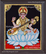 Saraswathi Tanjore Painting