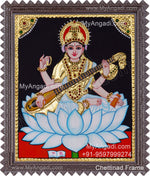 Saraswathi Tanjore Painting