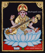Saraswathi Tanjore Painting