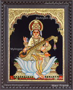 Saraswathi Tanjore Painting