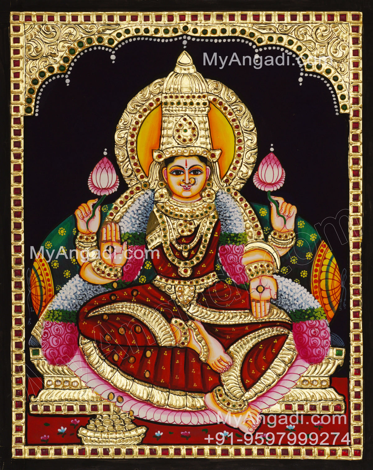 Lakshmi Tanjore Painting