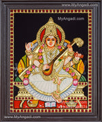 Saraswathi Tanjore Painting