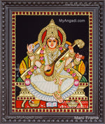 Saraswathi Tanjore Painting