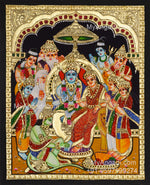 Ramar Pattabhishekam Tanjore Painting