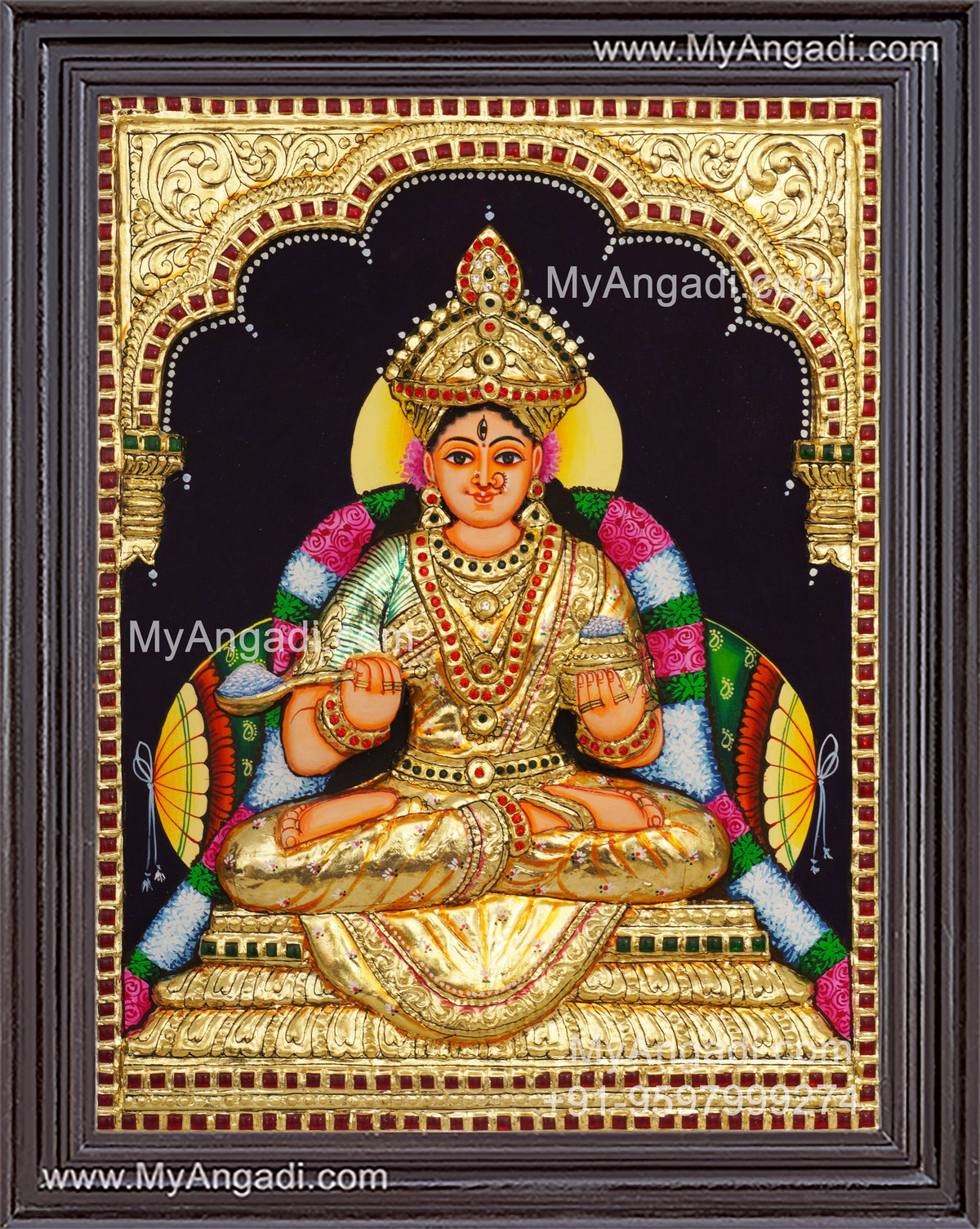Annapoorani 3D Tanjore Painting