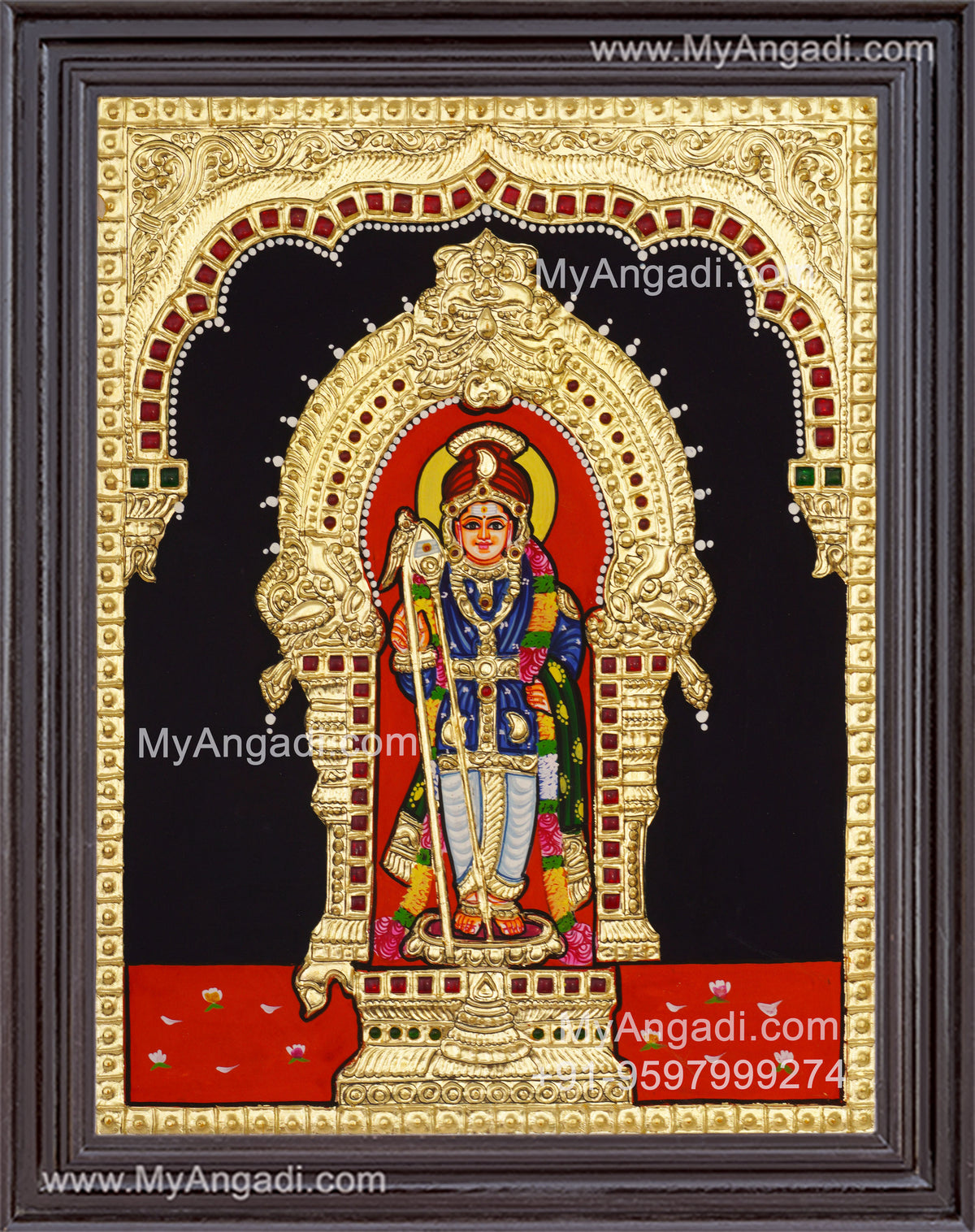 PalaniMurugan Tanjore Painting
