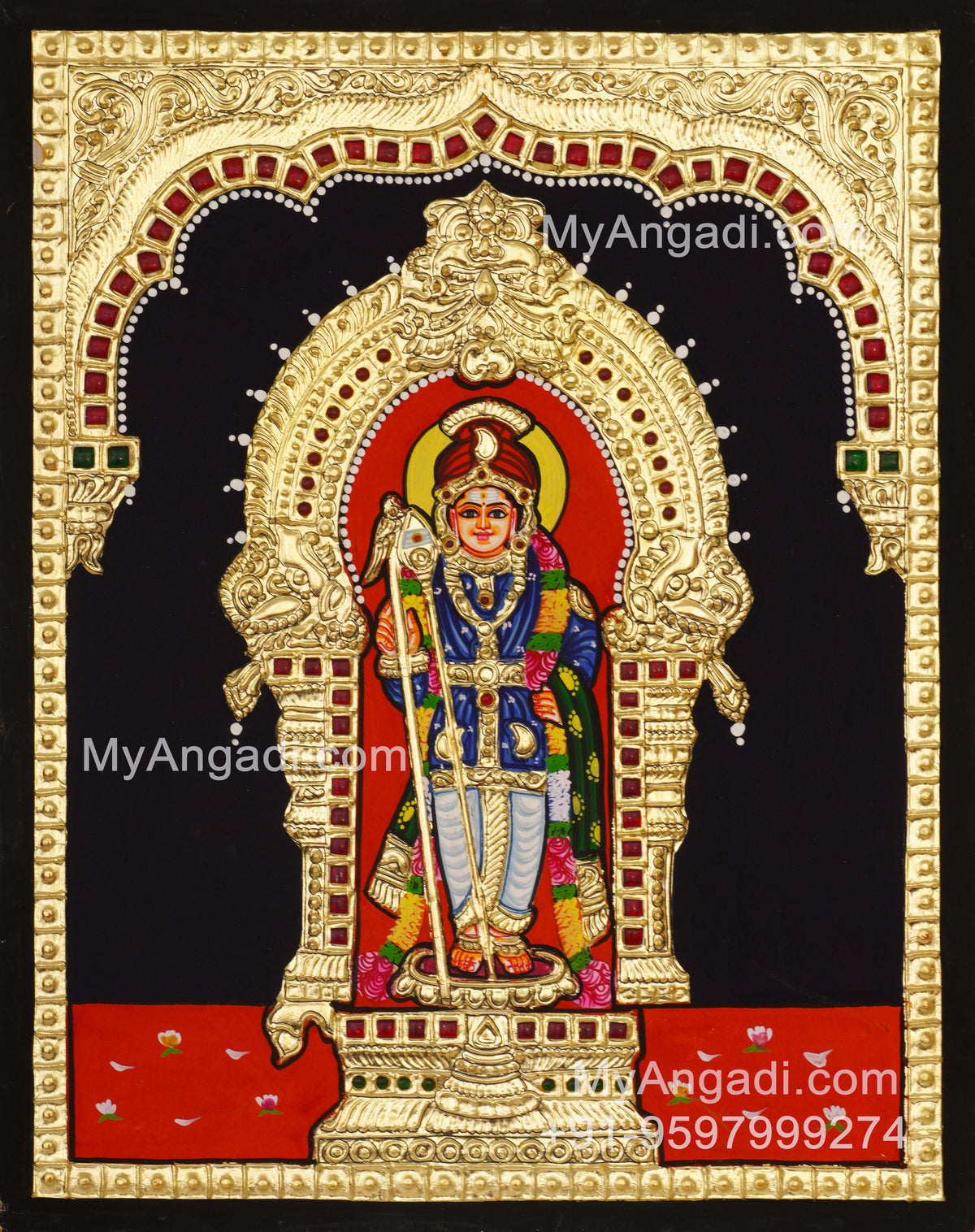 PalaniMurugan Tanjore Painting