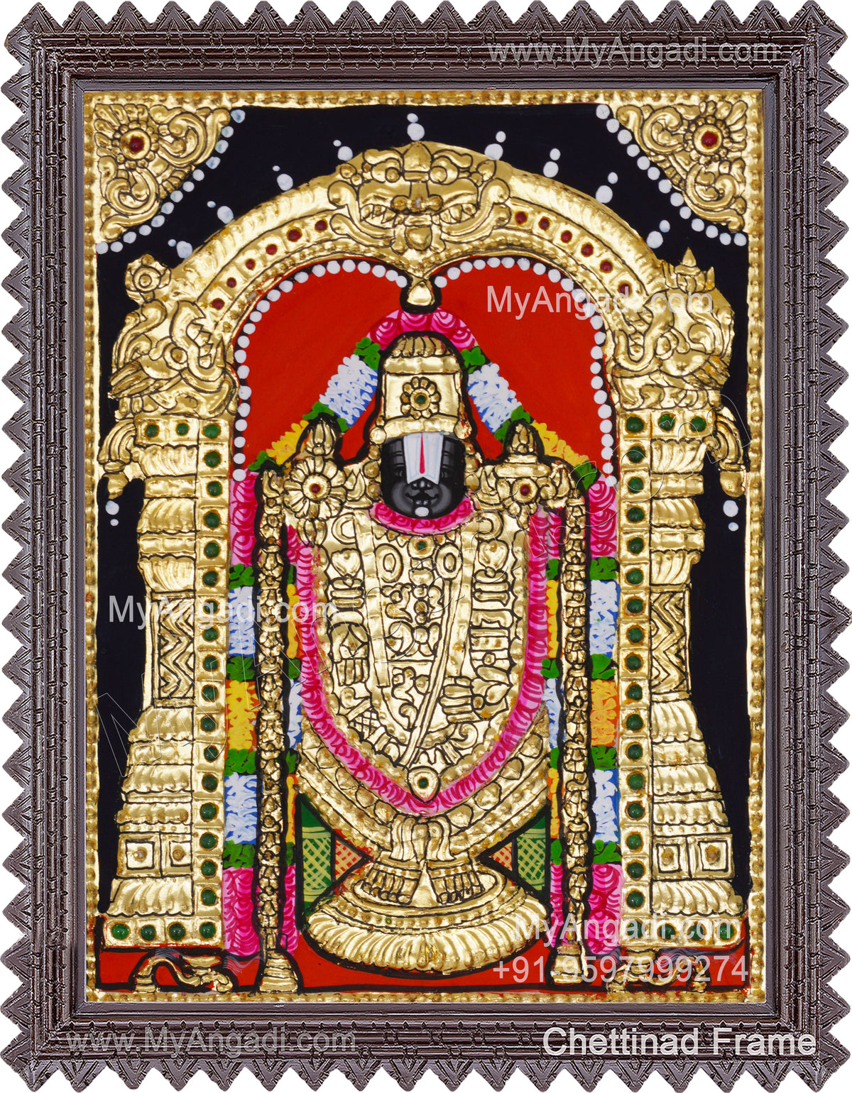 Balaji Tanjore Painting