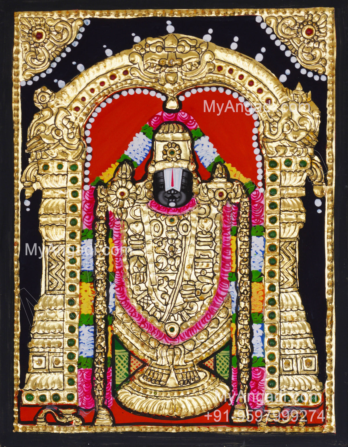 Balaji Tanjore Painting