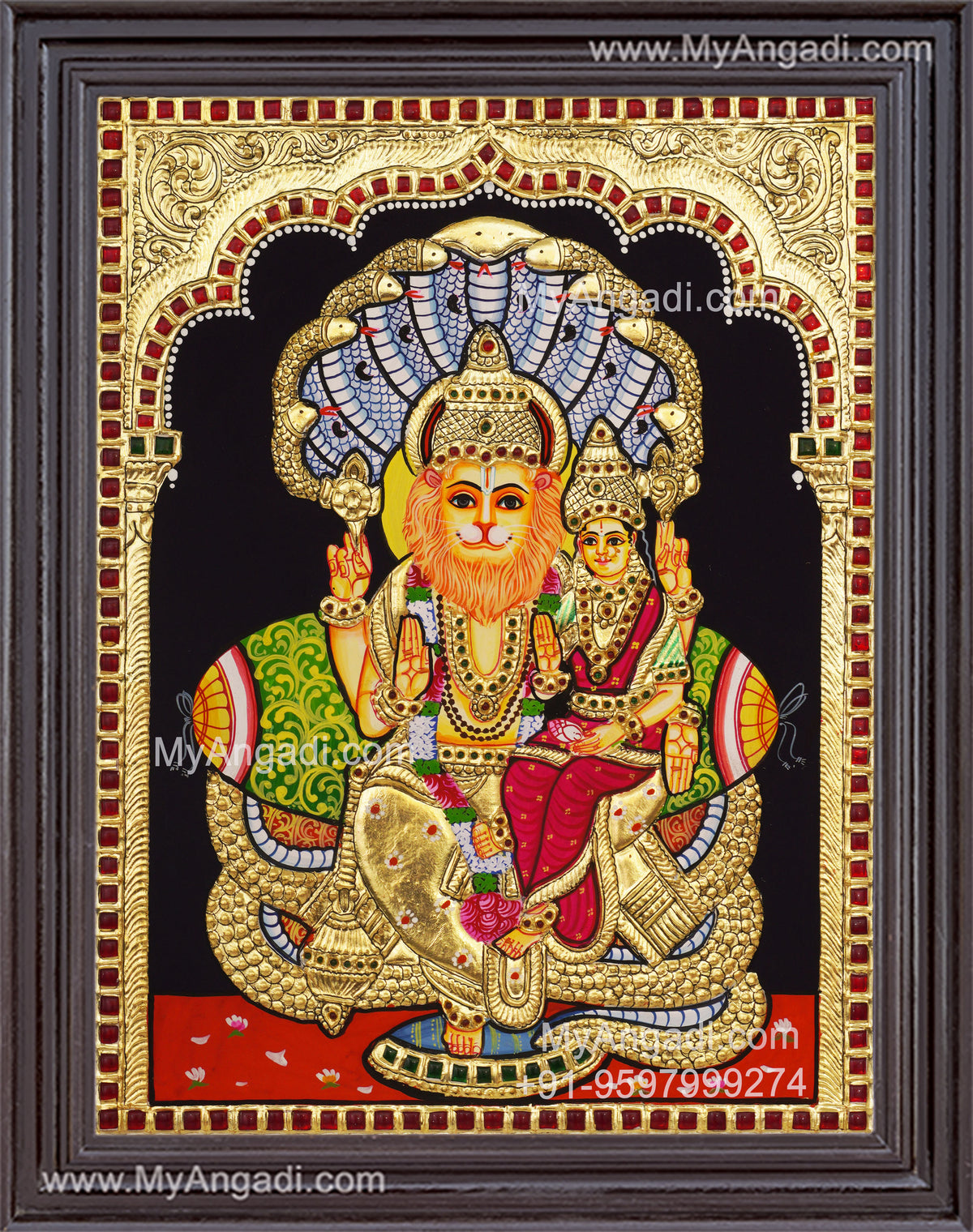 Lakshmi Narasimmar Tanjore Paintings