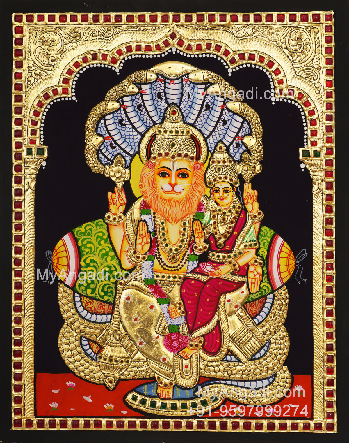 Lakshmi Narasimmar Tanjore Paintings