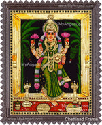 Grahalakshmi Tanjore Painting, Graha Lakshmi Tanjore Painting