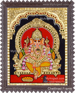 Ganesha Tanjore Painting, Ganesha Tanjore Painting