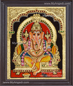 Ganesha Tanjore Painting, Ganesha Tanjore Painting