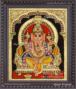 Ganesha Tanjore Painting, Ganesha Tanjore Painting
