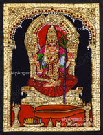 Kamatchi Amman Tanjore Painting