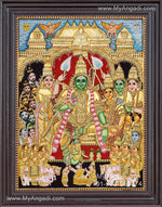 Ramar Pattabhishekam Tanjore Painting