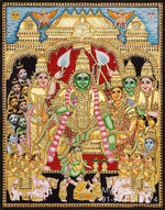 Ramar Pattabhishekam Tanjore Painting