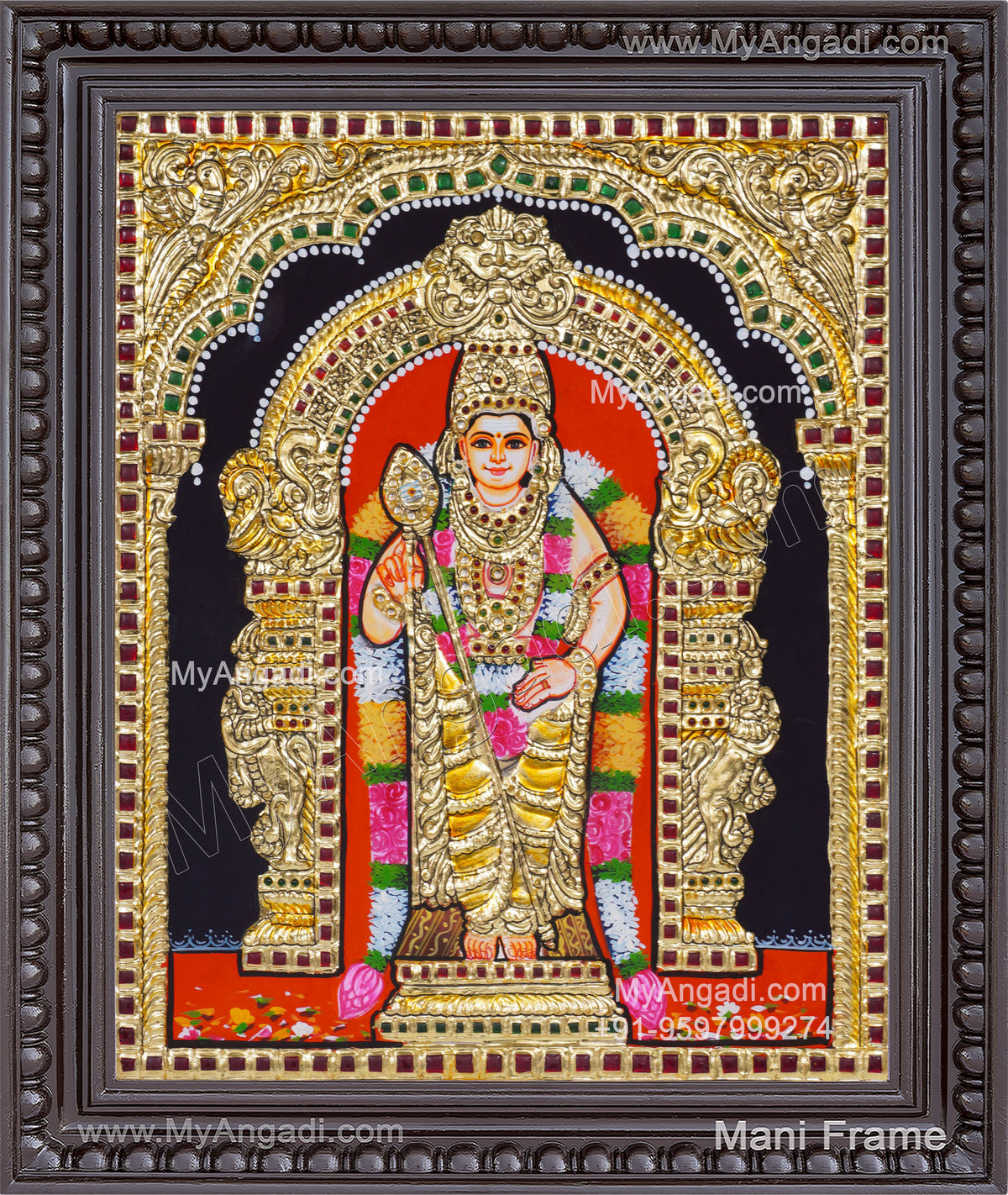 Murugar Tanjore Painting