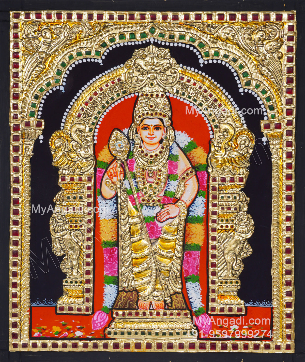 Murugar Tanjore Painting