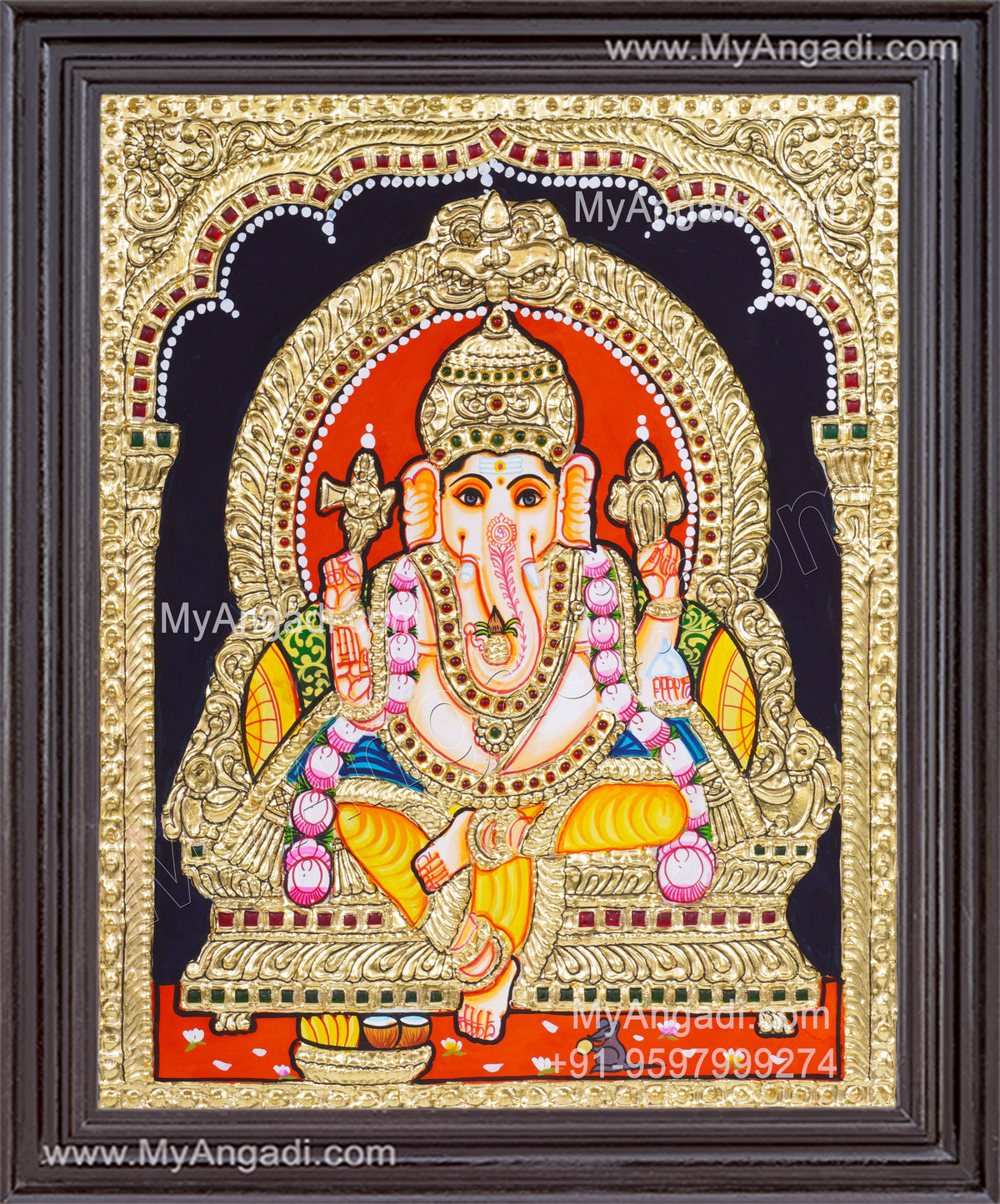 Ganapathi Tanjore Painting Tanjore Painting
