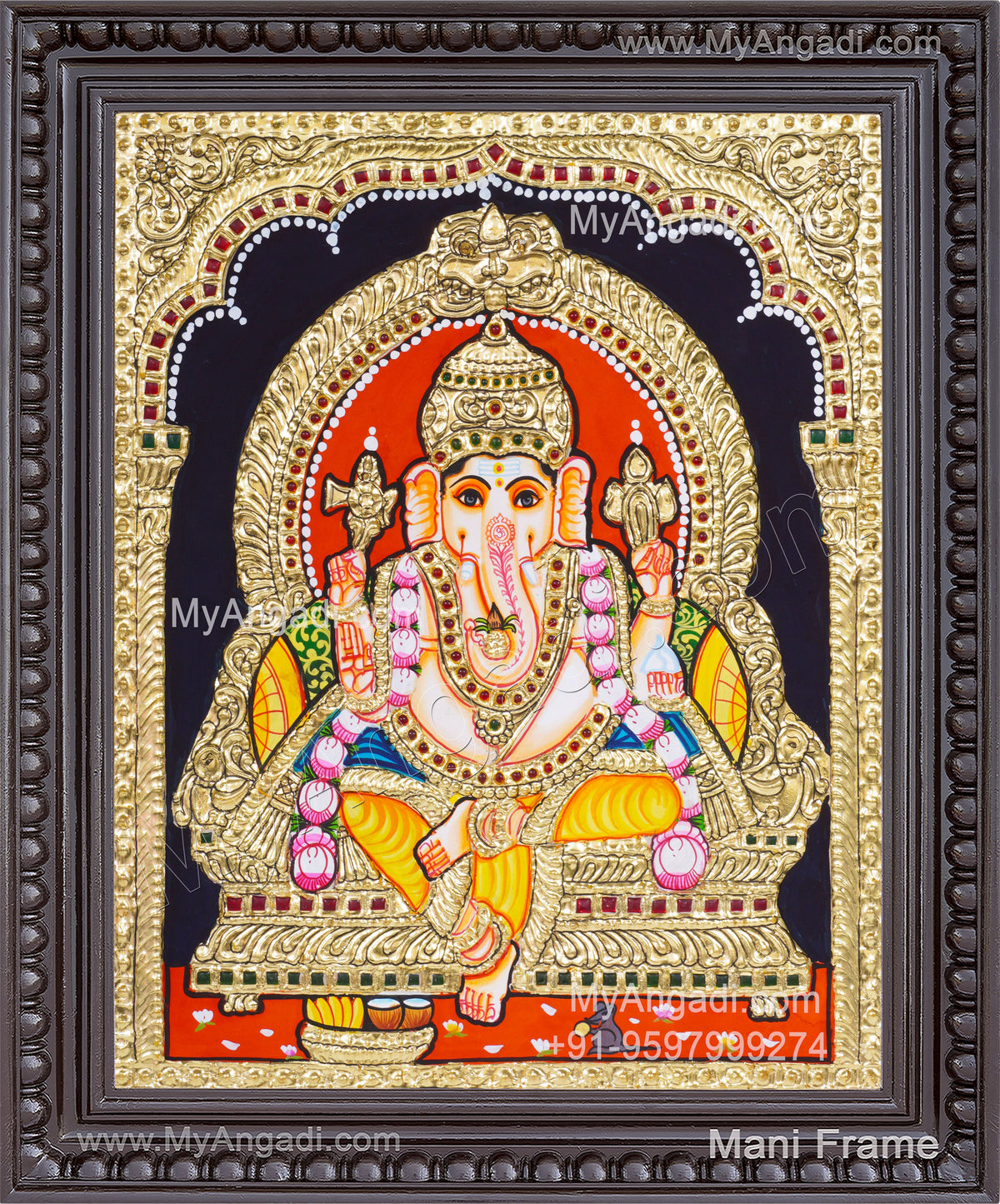 Ganapathi Tanjore Painting Tanjore Painting