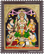 Satya Narayana Swami Tanjore Painting