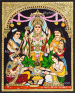 Satya Narayana Swami Tanjore Painting